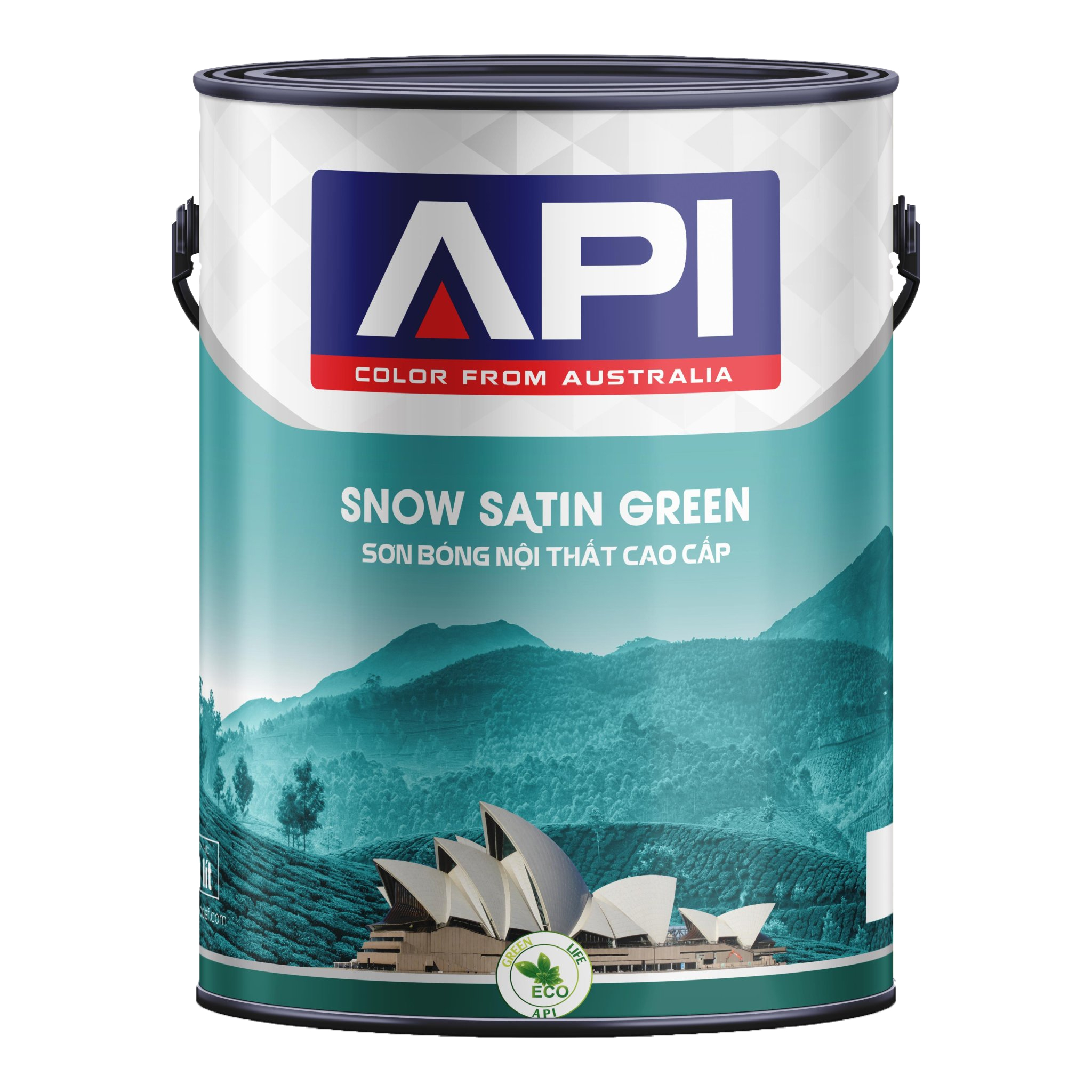 API -  SNOW SATIN GREEN